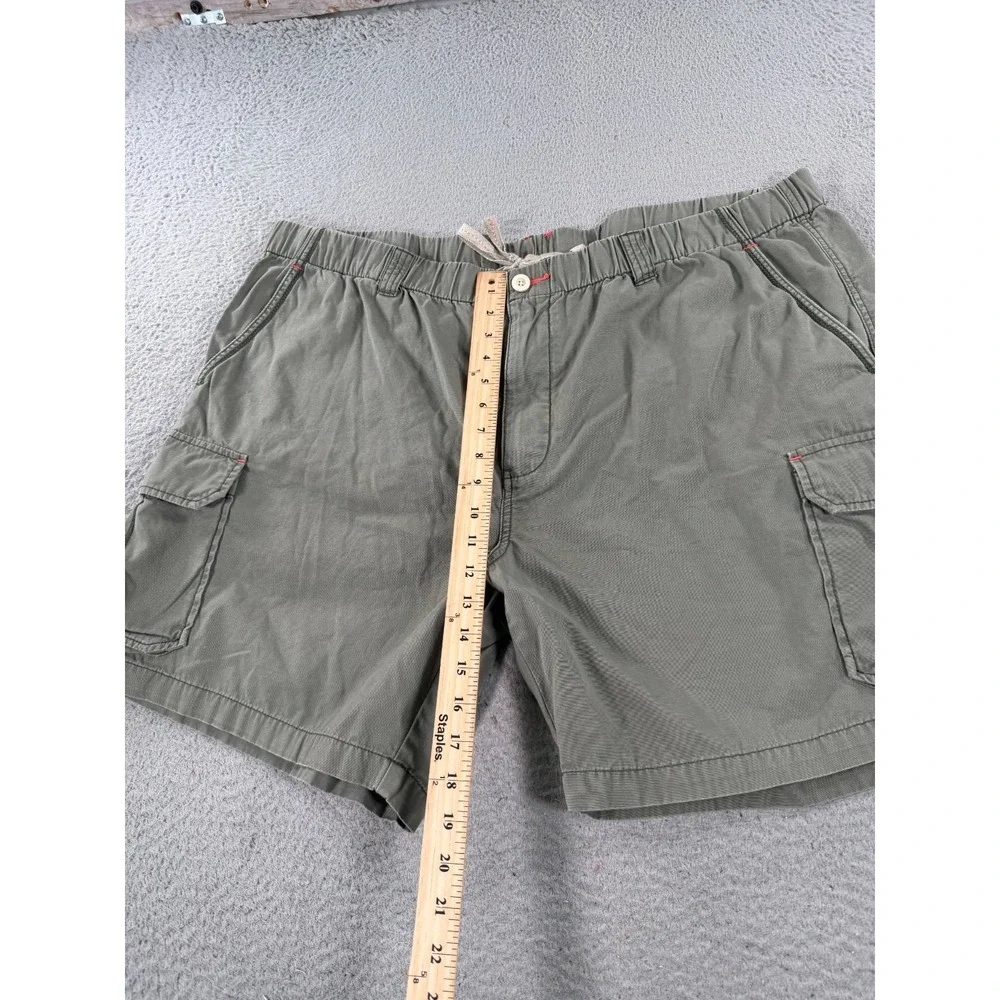 Tommy‎ Bahama Relax Shorts Men's 2XB Sage Green Drawstring Waist Cargo Pockets